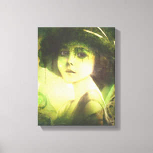 Toile Art mystique de l'Imaginaire de la fée de l'arbre 