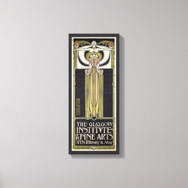 Toile Art nouveau Glasgow Institut des Beaux-Arts (Recto)