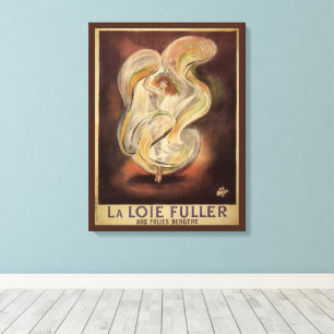 Toile Art Nouveau vintage, La Loie Fuller danseuse moder