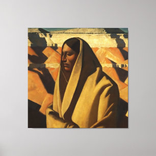 Toile Art occidental "Earth Knower" par Maynard Dixon