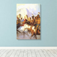 Art occidental vintage, Parti de guerre indien par