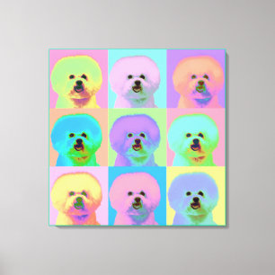 Toile Art op - Bichon Frise