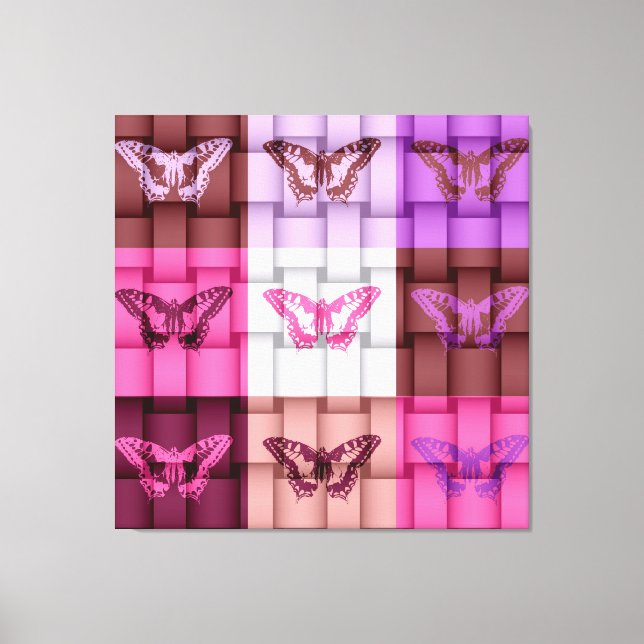 Toile Art papillon (Recto)