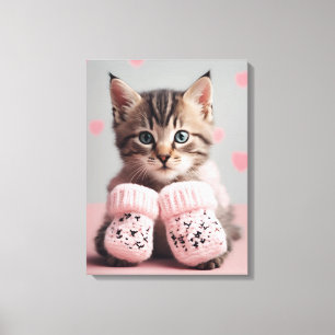 Toile Art Photo Cat