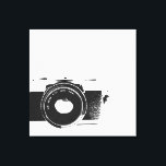 Toile Art photographe de caméra rétro<br><div class="desc">Affichez cette caméra rétro dans votre galerie d'accueil pour une pièce moderne et chic. Doté d'une caméra professionnelle classique.</div>