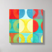 Art Pop brillant avec cercles et Carré