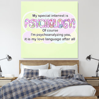Toile Art print Psychology Love Language (ADHD/Autistic)