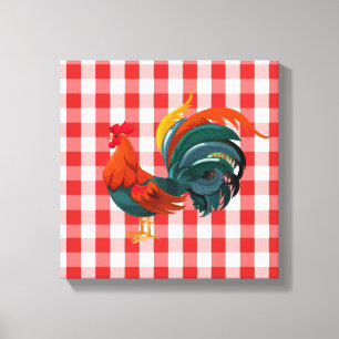 Toile Art-Rooster