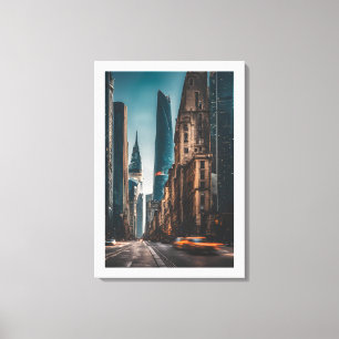 Toile Art Skyline
