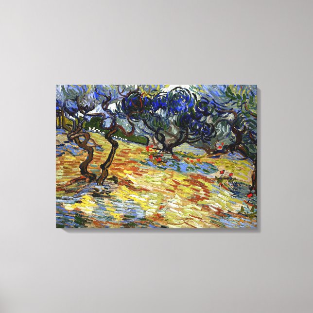 Toile Art Van Gogh, Le Jardin de Gethsémani (Recto)