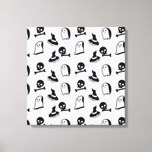 Toile Art vectoriel Halloween (Recto)