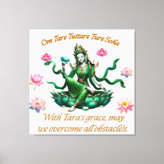 Toile Art/ Vert Tara