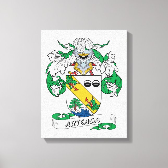 Toile Arteaga Family Crest (Recto)