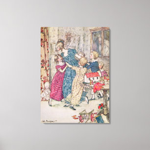 Toile Arthur Rackham   groupe rincé et bruyant d'A