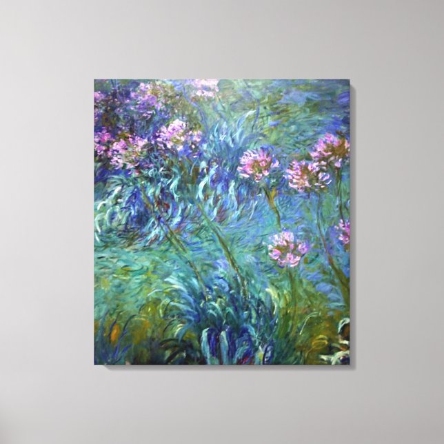 Toile Artistic Agapanthus Fleurs d'Art (Recto)
