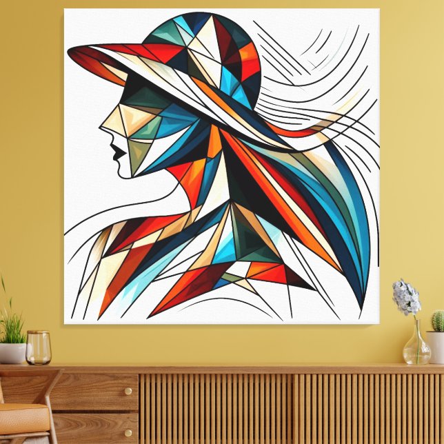 Toile Artwork visuel n° 8 (Insitu(Salon))