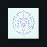 Toile ARWEN™ Evenstar Quote Graphic<br><div class="desc">Embrace the grace and strength of Middle-earth™ with this elegant Lord of the Rings™ design inspired by Arwen™ and the timeless beauty of Elven artistry. At the center, an intricate Evenstar-style motif is framed by delicate scrollwork and flowing ornamental details, creating a refined, symmetrical composition. Encircling the design is the...</div>