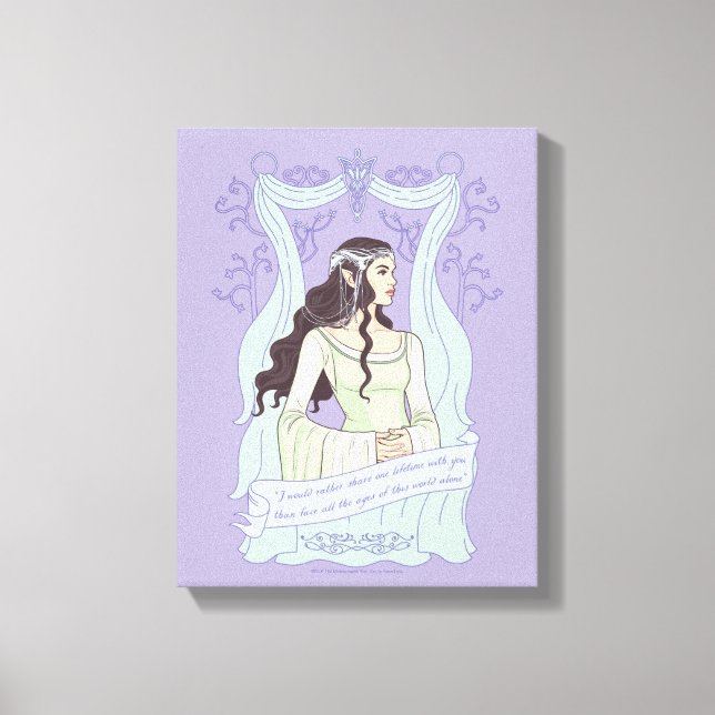 Toile ARWEN™ "Partagez une vie avec vous" Graphique (Recto)