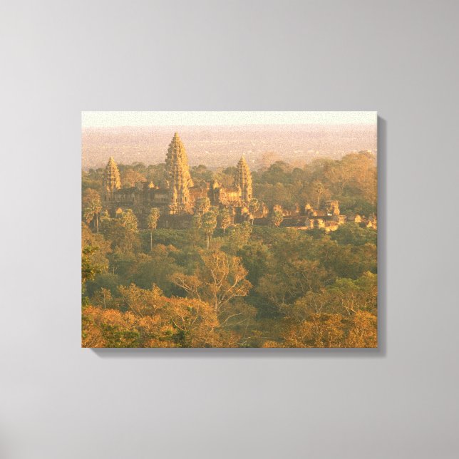 Toile Asie, Cambodge, Siem Reap. Angkor Wat. (Recto)
