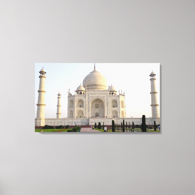 Toile Asie, Inde, Uttar Pradesh, Agra. Le Taj 5 (Recto)
