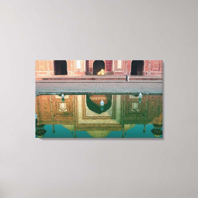 Toile Asie, Inde, Uttar Pradesh, Agra. Sur le (Recto)
