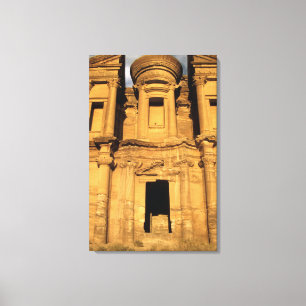 Toile Asie, Jordanie, Pétra. El Deir, le Monastère.