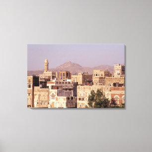 Toile Asie, Moyen-Orient, République du Yémen, Sana'a.
