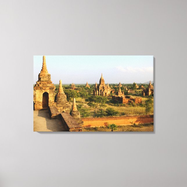Toile Asie, Myanmar (Birmanie), Bagan (Pagan). Divers (Recto)