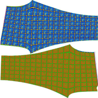 Toile aspect/épaisseur uniquement