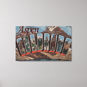 Toile Aspen, ColoradoScènes de grandes lettresAspen, CO