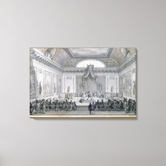 Toile Assemblée des Notables présidée par Louis