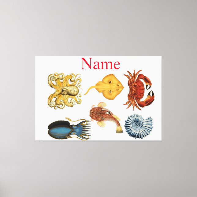 Toile Association d'apaces de mer uniques Thunder_Cove (Recto)