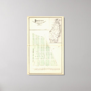 Toile Association de terre de Brighton, lac contigu