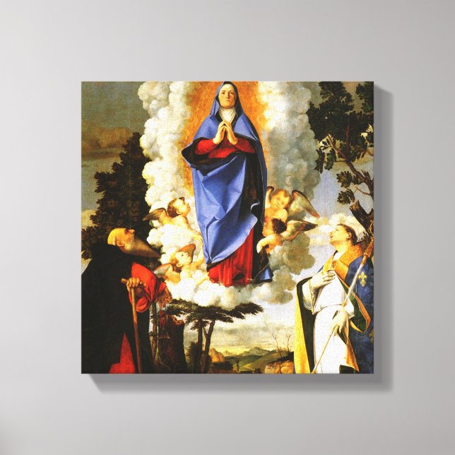 Toile Assomption de St Antoine et St Louis (Recto)