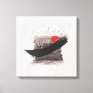 Toile Astagfirullah-calligraphie wabi sabi minimaliste