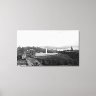 Toile Astoria, l'Orégon Resevoir et fort Astoria