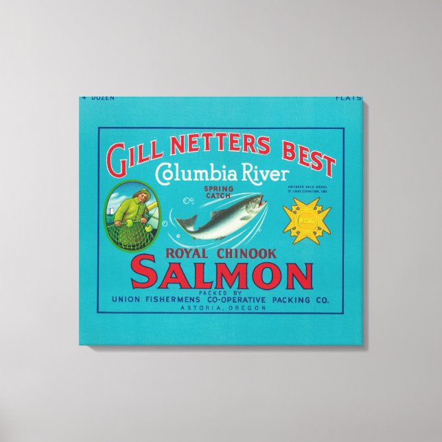 Toile Astoria, OregonGill Netters BestAstoria, OU (Recto)