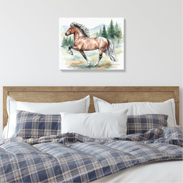 Toile Astrid Tolting aquarelle islandaise (Insitu(Chambre))