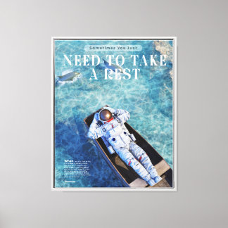 Toile Astronaut Chill'in Design Art