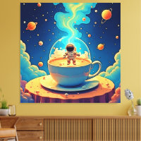 Astronaute Café Espace Art