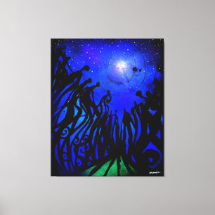 Toile Astronomes (toile enveloppée)