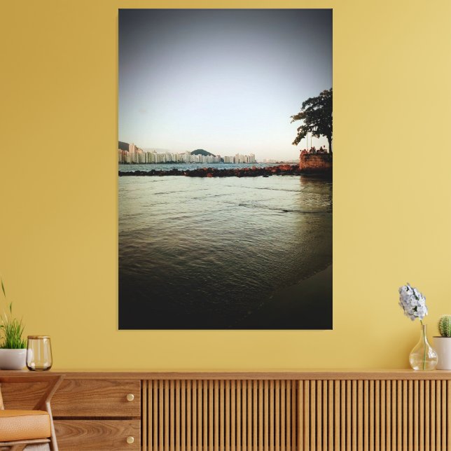 Toile Astúrias Beach Guarujá Brésil (Insitu(Salon))