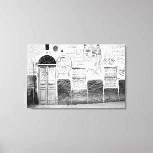 Toile Aswan Egypte, Maison Décorée