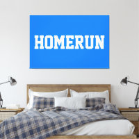 Athlétique Texte HOMERUN Bleu Clair Sportif Blanc