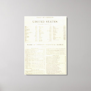 Toile Atlas indexé du monde États-Unis