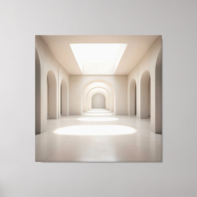 Toile Atrium avec ouverture de puits de lumière (Recto)