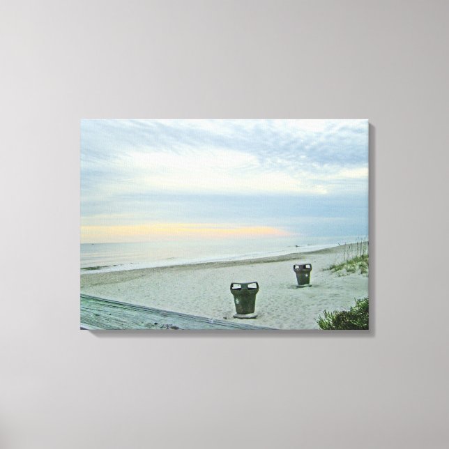 Toile Attendant le coucher du soleil (Recto)