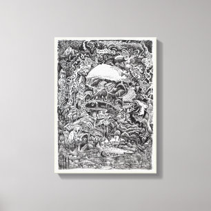 Toile Attendre l'accalmie du Maelstrom