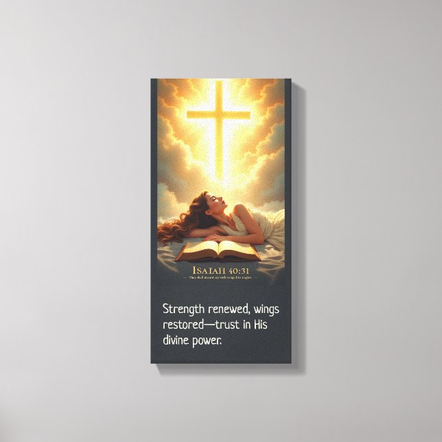 Toile Attendre le Seigneur  (Recto)