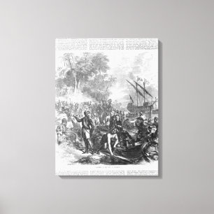 Toile Atterrissage de De Soto en Floride